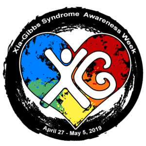 Xia-Gibbs Syndrome Awareness Week 2019 logo